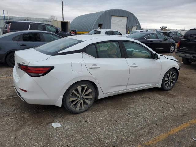 3N1AB8CV8LY279344 - 2020 NISSAN SENTRA SV WHITE photo 3