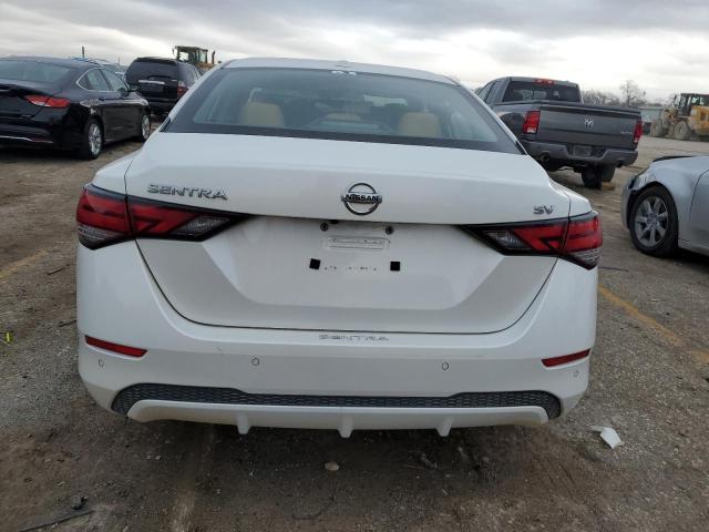 3N1AB8CV8LY279344 - 2020 NISSAN SENTRA SV WHITE photo 6