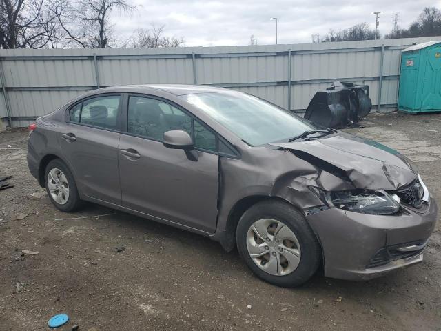 19XFB2F53DE287298 - 2013 HONDA CIVIC LX GRAY photo 4