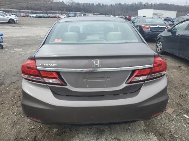 19XFB2F53DE287298 - 2013 HONDA CIVIC LX GRAY photo 6