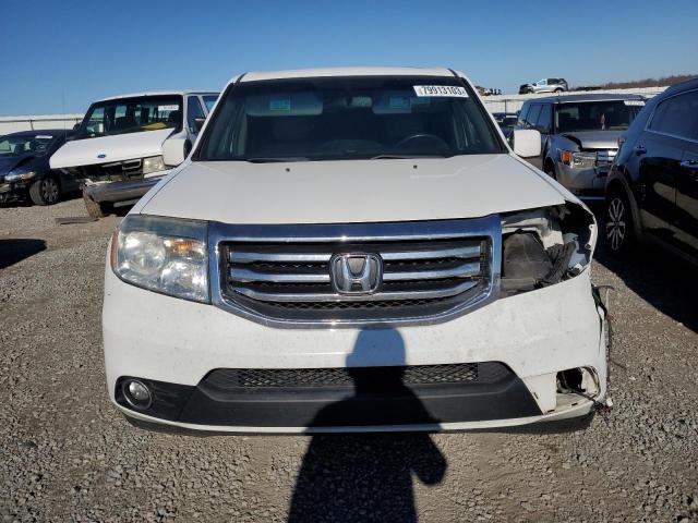 5FNYF4H56EB032081 - 2014 HONDA PILOT EXL WHITE photo 5