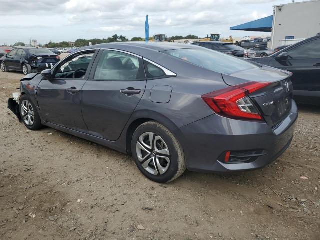 2HGFC2F55JH594194 - 2018 HONDA CIVIC LX GRAY photo 2