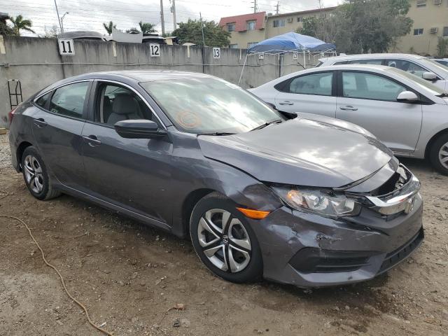 2HGFC2F55JH594194 - 2018 HONDA CIVIC LX GRAY photo 4