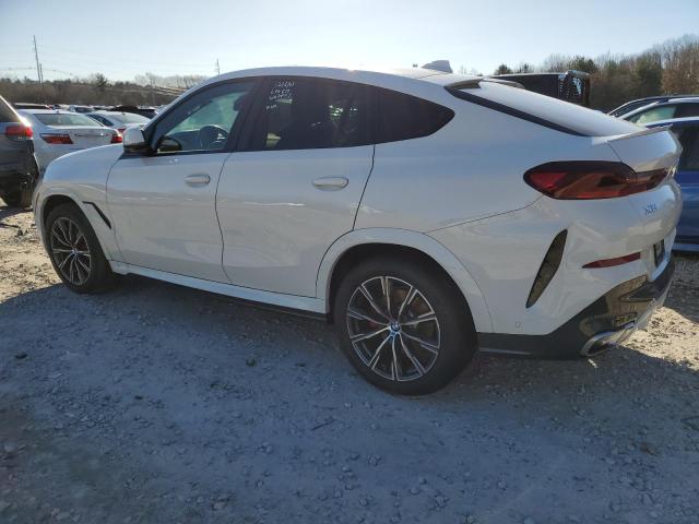 5UXCY6C01P9P49916 - 2023 BMW X6 XDRIVE40I WHITE photo 2