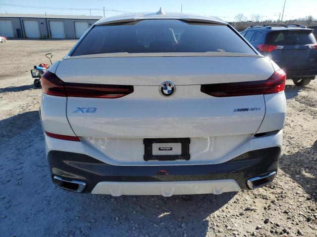 5UXCY6C01P9P49916 - 2023 BMW X6 XDRIVE40I WHITE photo 6