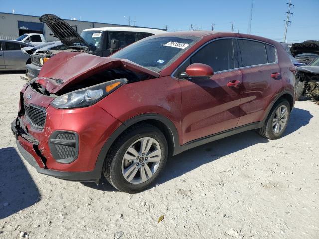 KNDPM3AC1K7567583 - 2019 KIA SPORTAGE LX RED photo 1