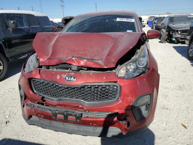 KNDPM3AC1K7567583 - 2019 KIA SPORTAGE LX RED photo 5