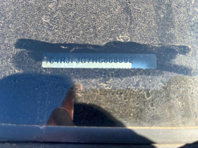 1C4RJFJG7HC808892 - 2017 JEEP GRAND CHER SUMMIT 黑色 照片 10