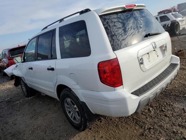 2HKYF18674H523234 - 2004 HONDA PILOT EXL WHITE photo 2