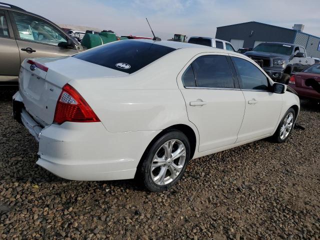 3FAHP0HA6CR416267 - 2012 FORD FUSION SE WHITE photo 3