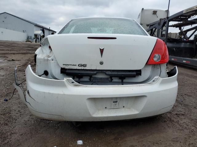 1G2ZJ57B694268957 - 2009 PONTIAC G6 WHITE photo 6