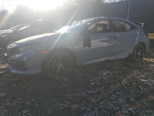 SHHFK7H47MU419263 - 2021 HONDA CIVIC SPORT GRAY photo 1