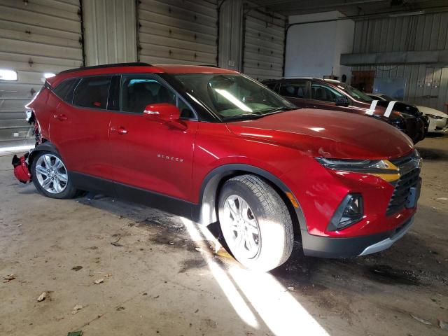 3GNKBJRS7NS174071 - 2022 CHEVROLET BLAZER 3LT RED photo 4