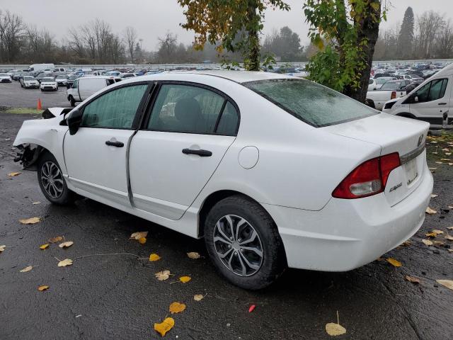 2HGFA1F38AH530195 - 2010 HONDA CIVIC VP WHITE photo 2