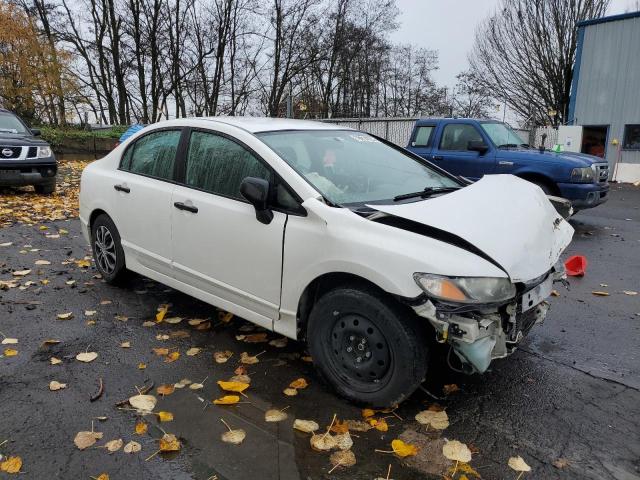 2HGFA1F38AH530195 - 2010 HONDA CIVIC VP WHITE photo 4