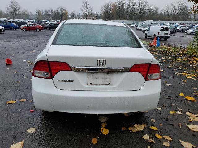 2HGFA1F38AH530195 - 2010 HONDA CIVIC VP WHITE photo 6