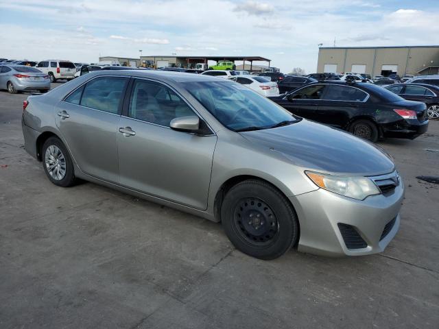 4T4BF1FK0DR321848 - 2013 TOYOTA CAMRY L BEIGE photo 4