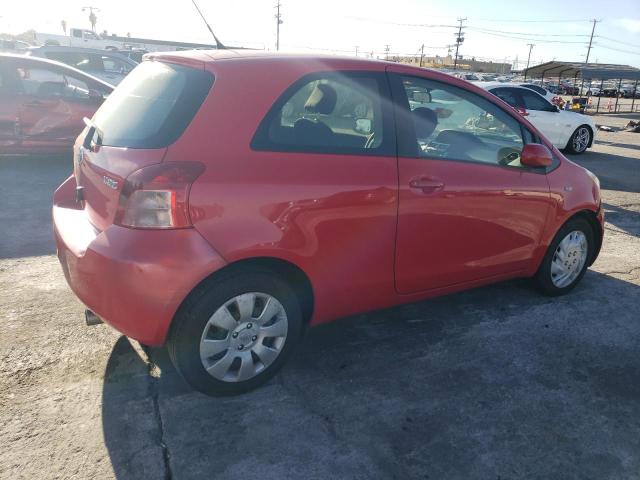 JTDJT923675118686 - 2007 TOYOTA YARIS RED photo 3