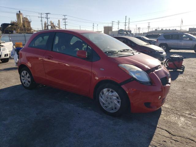 JTDJT923675118686 - 2007 TOYOTA YARIS RED photo 4