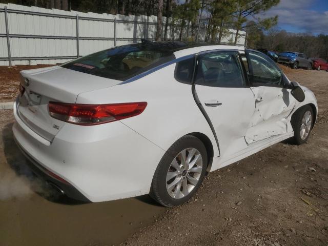 5XXGU4L34GG086681 - 2016 KIA OPTIMA EX WHITE photo 3