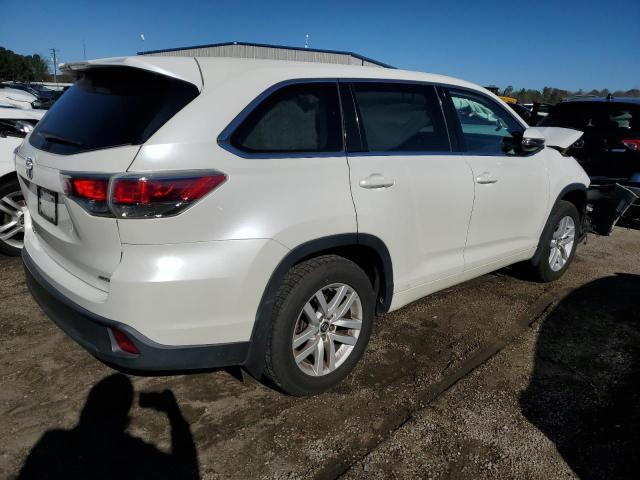 5TDBKRFH4GS259425 - 2016 TOYOTA HIGHLANDER LE WHITE photo 3