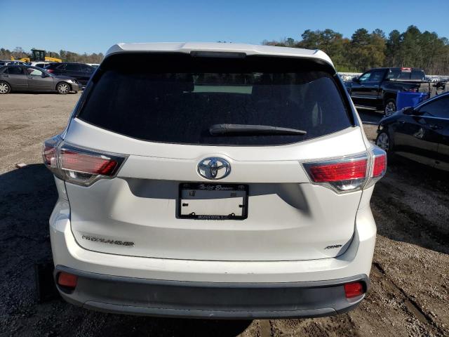 5TDBKRFH4GS259425 - 2016 TOYOTA HIGHLANDER LE WHITE photo 6