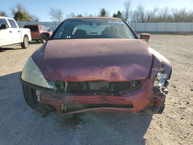 1HGCM56785A080542 - 2005 HONDA ACCORD EX BURGUNDY photo 5