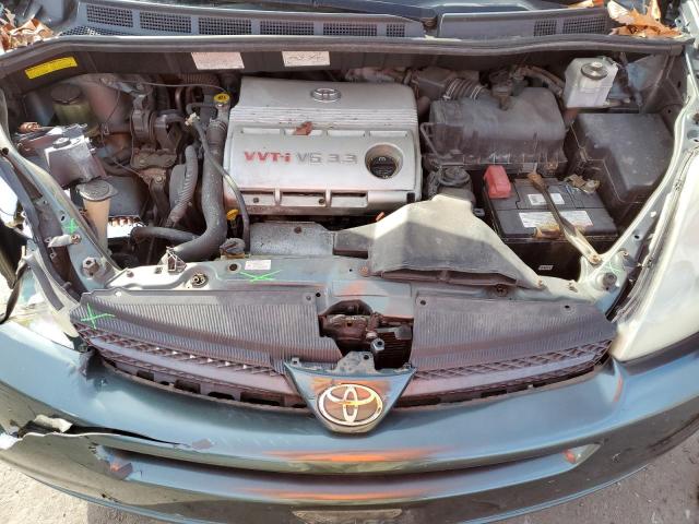 5TDZA23C65S316707 - 2005 TOYOTA SIENNA CE GREEN photo 12