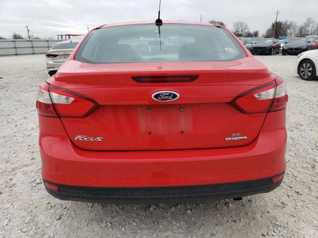 1FADP3F28DL181298 - 2013 FORD FOCUS SE RED photo 6