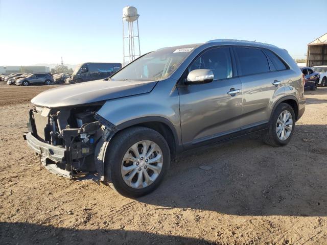 5XYKU4A74FG612785 - 2015 KIA SORENTO EX GRAY photo 1