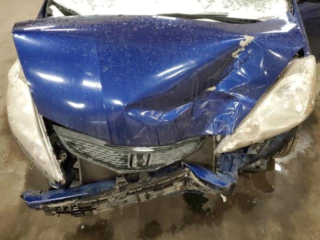 JHMGE8H5XBC021131 - 2011 HONDA FIT SPORT BLUE photo 11