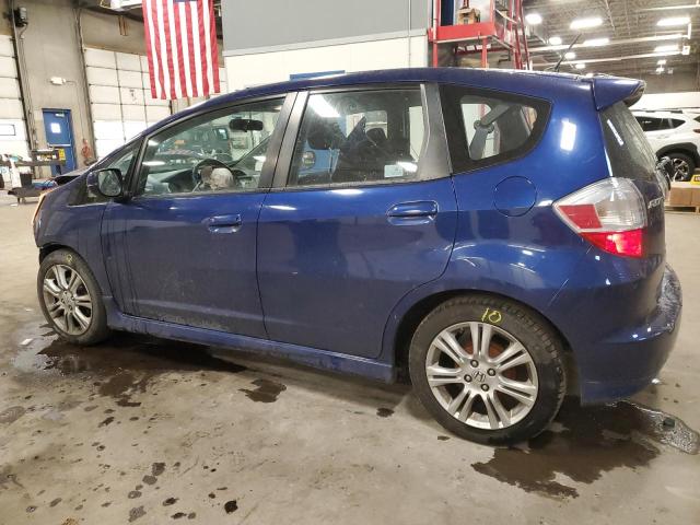 JHMGE8H5XBC021131 - 2011 HONDA FIT SPORT BLUE photo 2