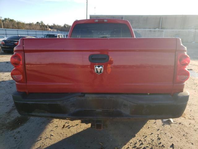 1D7HW22N16S595904 - 2006 DODGE DAKOTA ST RED photo 6