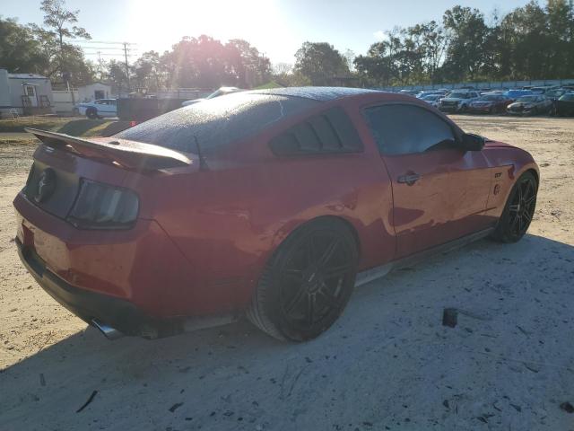 1ZVBP8AM0B5166400 - 2011 FORD MUSTANG RED photo 3
