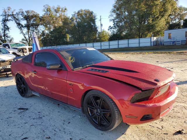 1ZVBP8AM0B5166400 - 2011 FORD MUSTANG RED photo 4