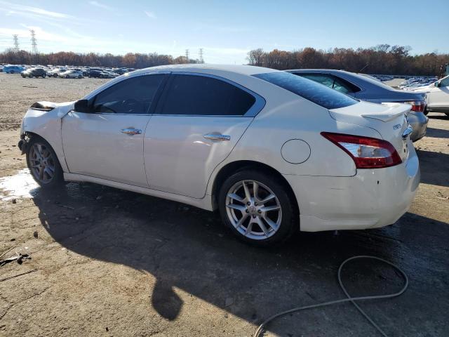 1N4AA51E39C857455 - 2009 NISSAN MAXIMA S WHITE photo 2