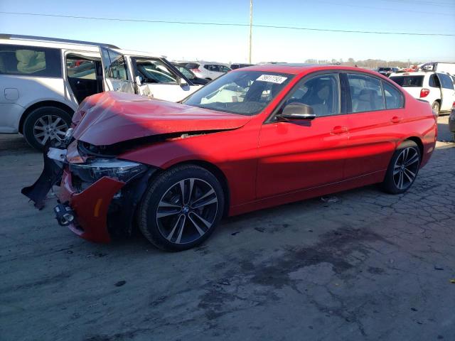 WBA8B3G50JNV01374 - 2018 BMW 340 I RED photo 1