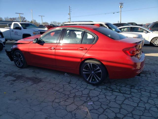 WBA8B3G50JNV01374 - 2018 BMW 340 I RED photo 2