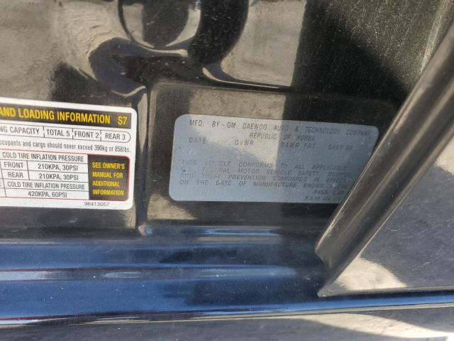 KL1TD52665B491127 - 2005 CHEVROLET AVEO BASE Qara foto 12