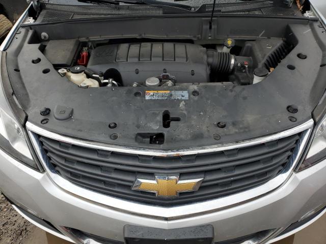 1GNKVFKD0FJ295656 - 2015 CHEVROLET TRAVERSE LS SILVER photo 11