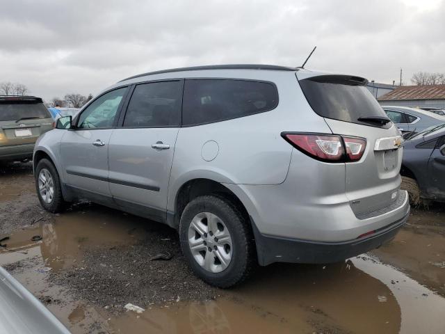 1GNKVFKD0FJ295656 - 2015 CHEVROLET TRAVERSE LS SILVER photo 2