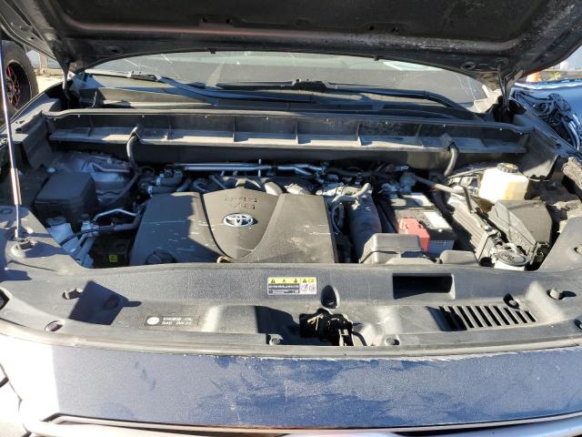 5TDHZRBH9MS111200 - 2021 TOYOTA HIGHLANDER XLE GRAY photo 12