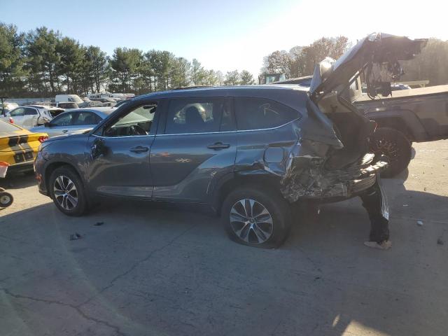 5TDHZRBH9MS111200 - 2021 TOYOTA HIGHLANDER XLE GRAY photo 2
