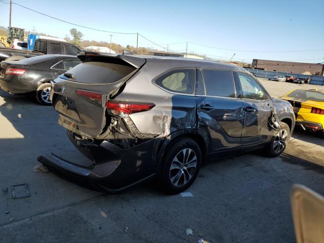 5TDHZRBH9MS111200 - 2021 TOYOTA HIGHLANDER XLE GRAY photo 3