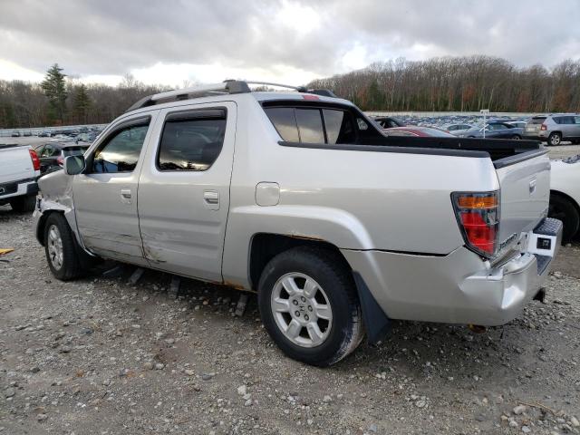 2HJYK16517H523129 - 2007 HONDA RIDGELINE RTL SILVER photo 2