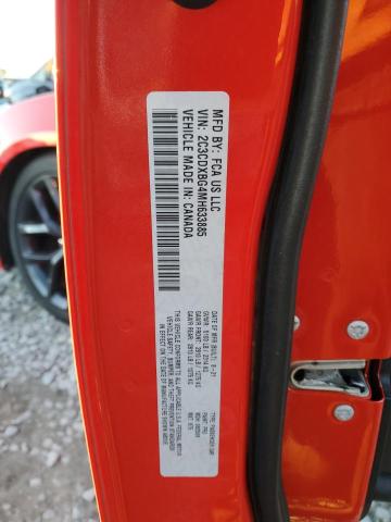 2C3CDXBG4MH633885 - 2021 DODGE CHARGER SXT RED photo 12