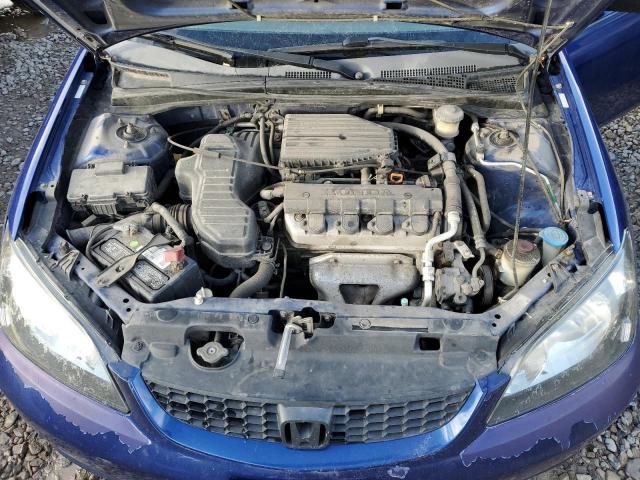 1HGEM22175L041325 - 2005 HONDA CIVIC DX VP BLUE photo 11