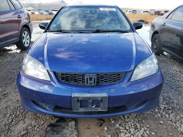 1HGEM22175L041325 - 2005 HONDA CIVIC DX VP Blau Foto 5