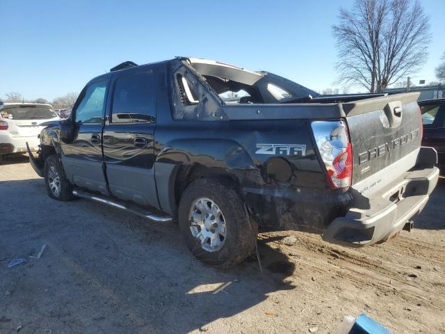 3GNEC13TX2G232359 - 2002 CHEVROLET AVALANCHE C1500 BLACK photo 2