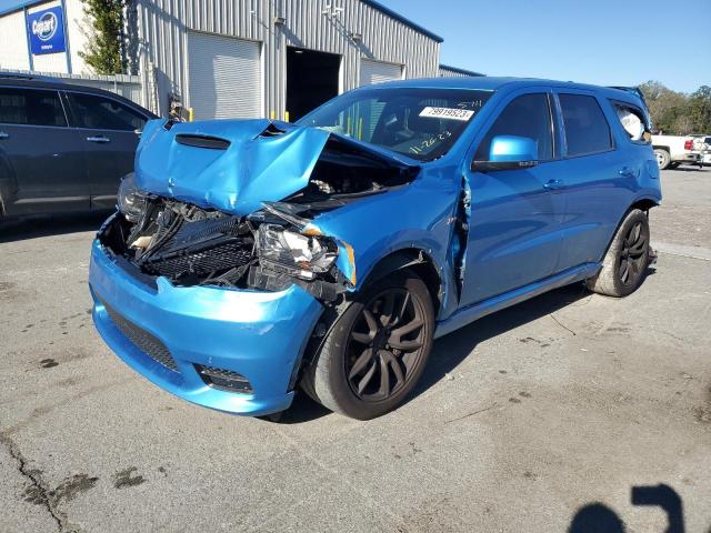 1C4SDJGJ0JC415711 - 2018 DODGE DURANGO SRT BLUE photo 1